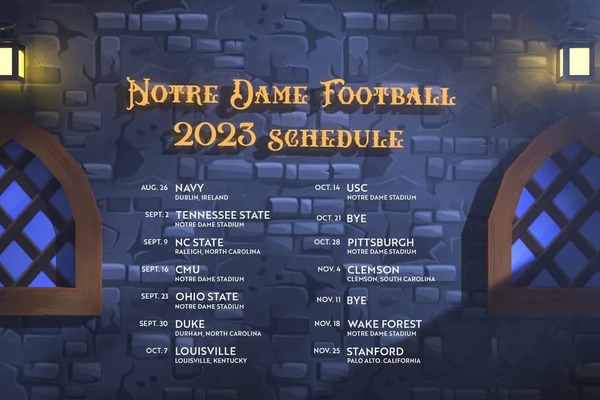 2023 Football Schedule
