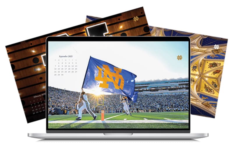 Images of downloadable Notre Dame desktop backgrounds