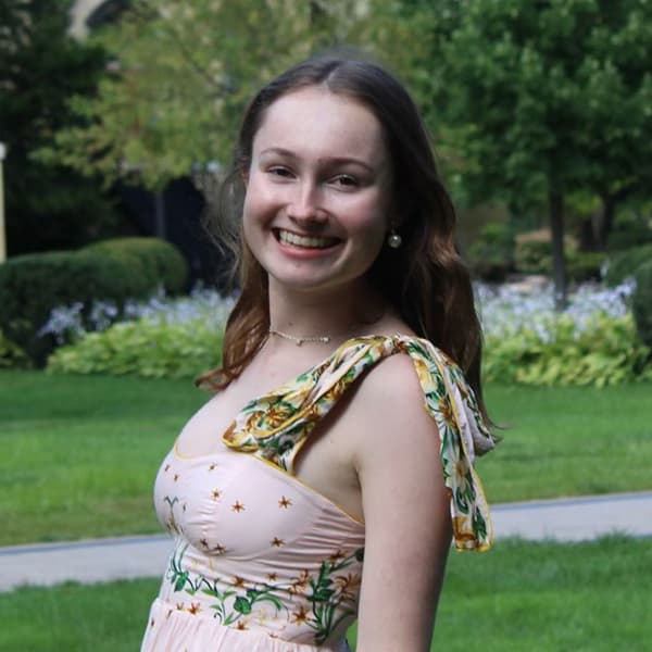 Portrait of Eileen, a Notre Dame student
