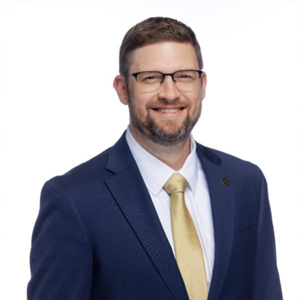 Portrait of Kyle, a Notre Dame MBA student
